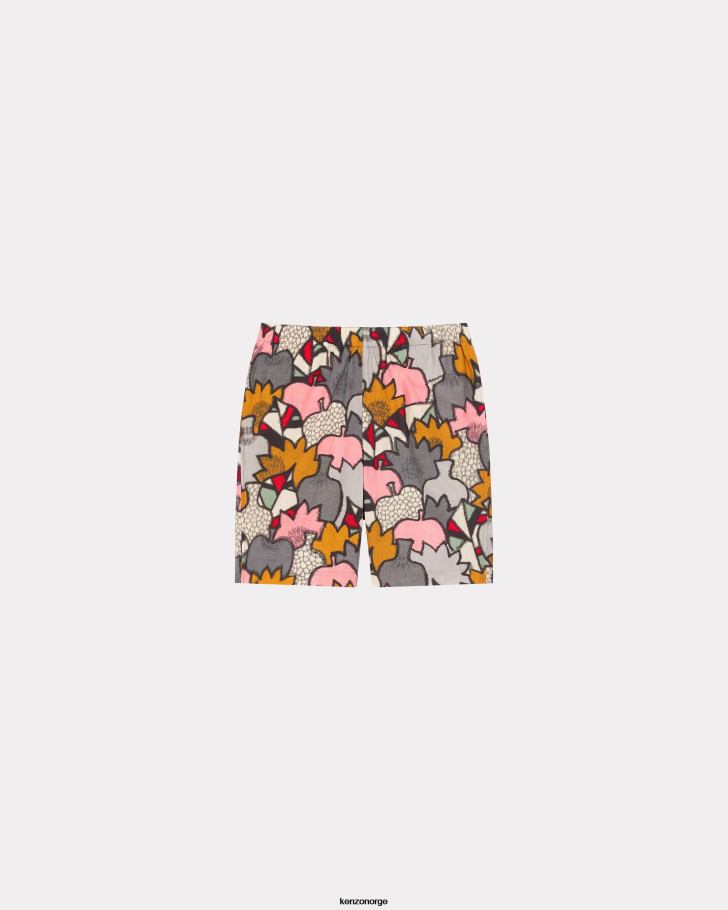 Kenzo klær menn flerfarget kimono camo-shorts DVNVN317