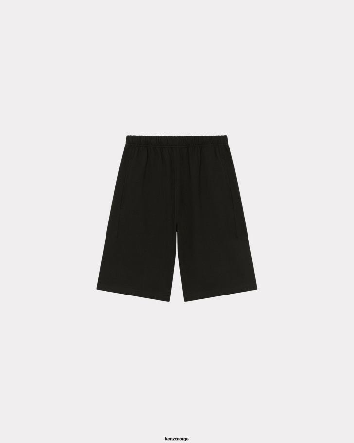 Kenzo klær menn svart boke flower' crest shorts DVNVN351