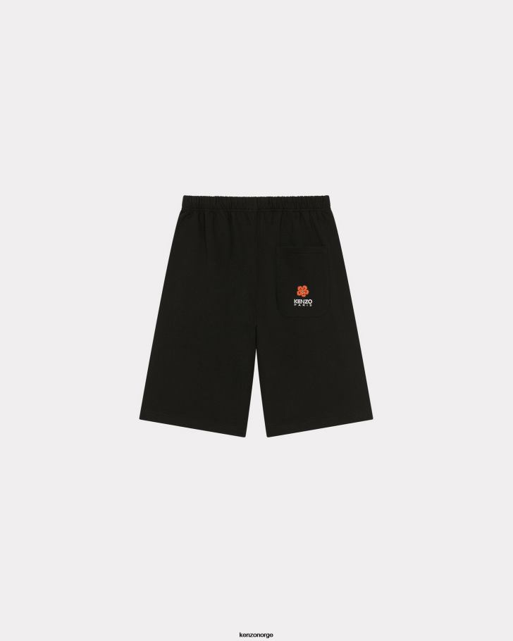 Kenzo klær menn svart boke flower' crest shorts DVNVN351