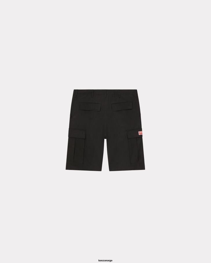 Kenzo klær menn svart cargo shorts DVNVN133