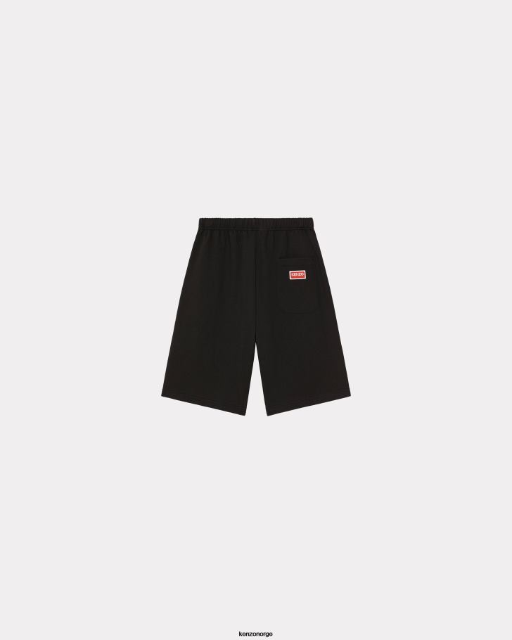 Kenzo klær menn svart fleeceshorts DVNVN203