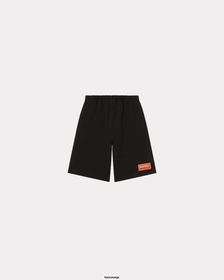 Kenzo klær menn svart paris shorts DVNVN288
