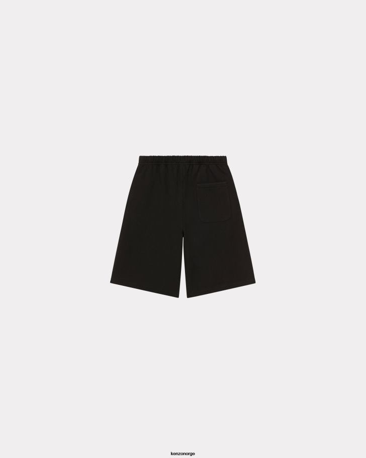 Kenzo klær menn svart paris shorts DVNVN288