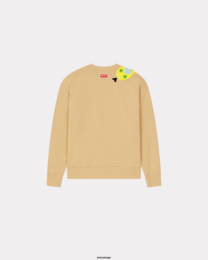 Kenzo klær menn beige oversize genser DVNVN267