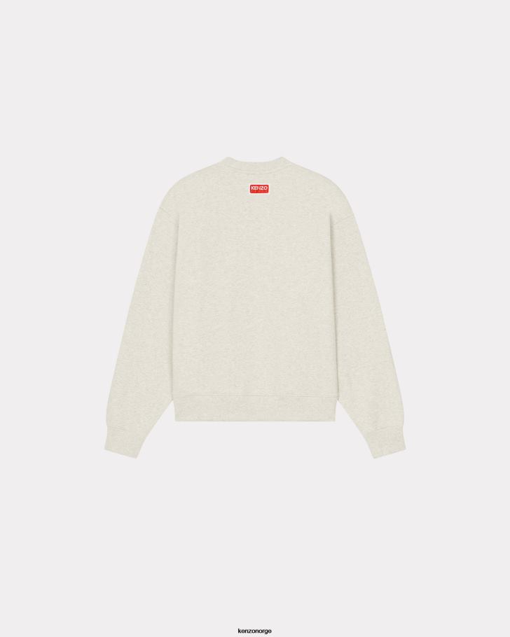 Kenzo klær menn blek grå boke flower' sweatshirt DVNVN91