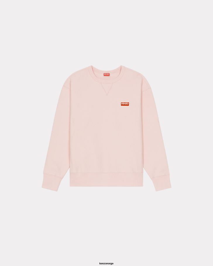 Kenzo klær menn bleknet rosa paris oversize genser DVNVN187