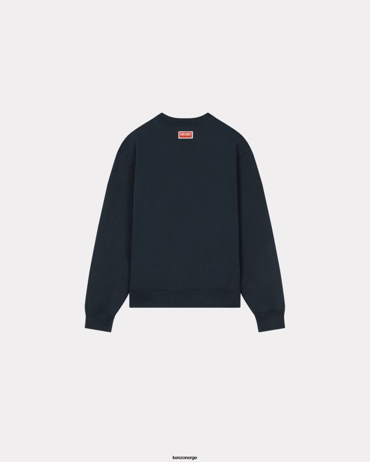 Kenzo klær menn midnatt blå boke flower' sweatshirt DVNVN95