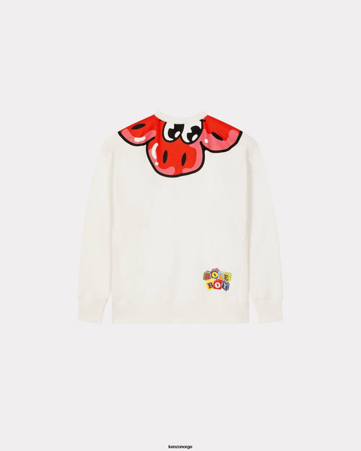 Kenzo klær menn off white oversize genser i boke DVNVN261