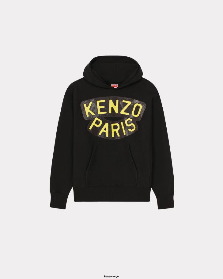 Kenzo klær menn svart sailor' genser med hettegenser DVNVN212