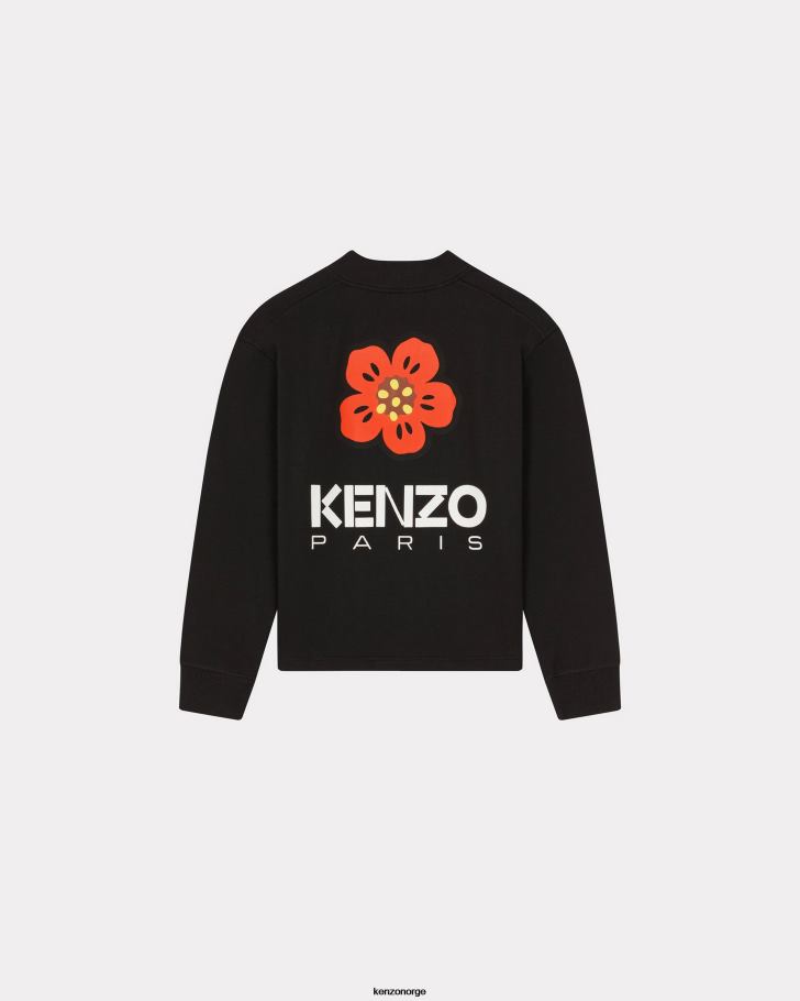Kenzo klær menn svart boke flower' cardigan DVNVN81