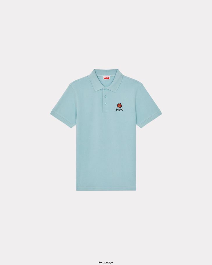 Kenzo klær menn himmelblå boke flower' poloskjorte DVNVN105