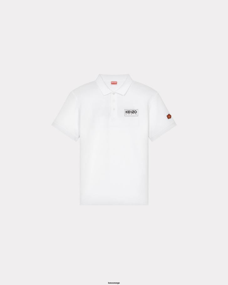 Kenzo klær menn hvit paris polo DVNVN22