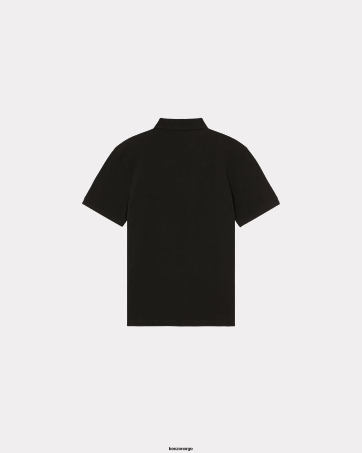 Kenzo klær menn svart paris poloskjorte DVNVN94