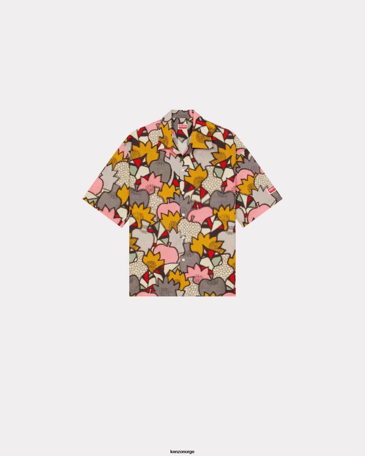 Kenzo klær menn flerfarget kimono camo' hawaiiansk skjorte DVNVN346