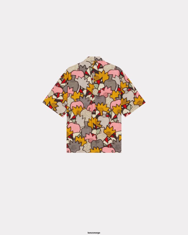 Kenzo klær menn flerfarget kimono camo' hawaiiansk skjorte DVNVN346
