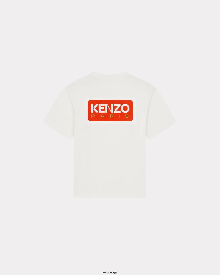 Kenzo klær menn off white Paris oversize t-skjorte DVNVN68