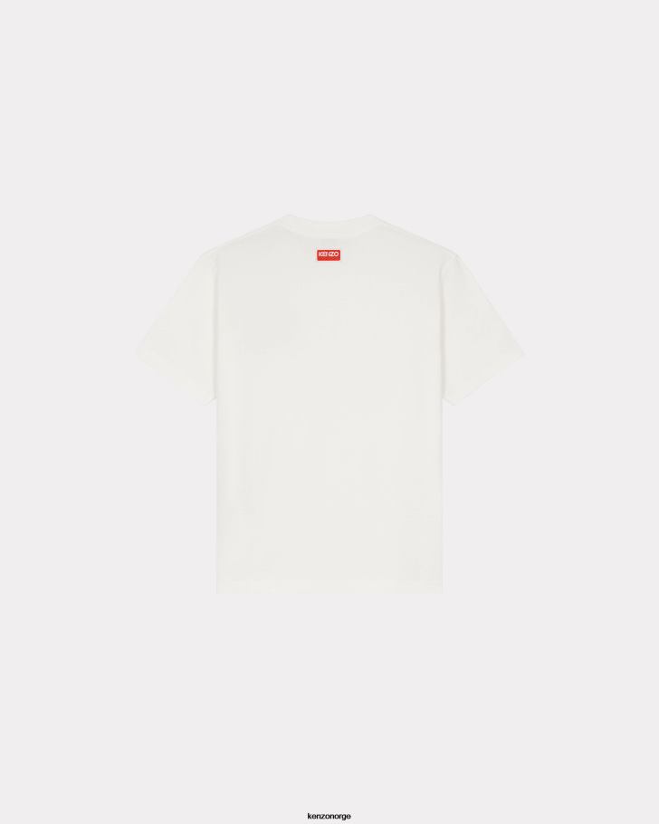 Kenzo klær menn off white aloha flower tattoo t-skjorte DVNVN92
