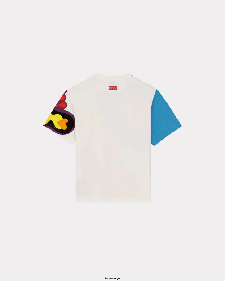 Kenzo klær menn off white oversize t-skjorte DVNVN294