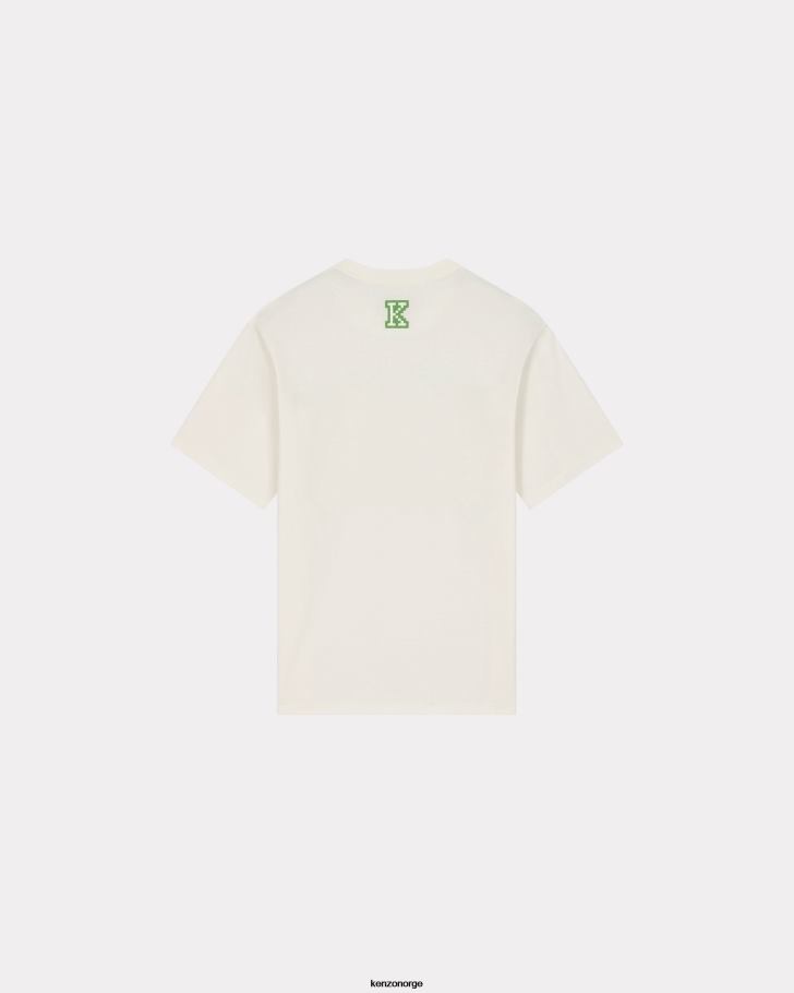 Kenzo klær menn off white pixel t-skjorte DVNVN189