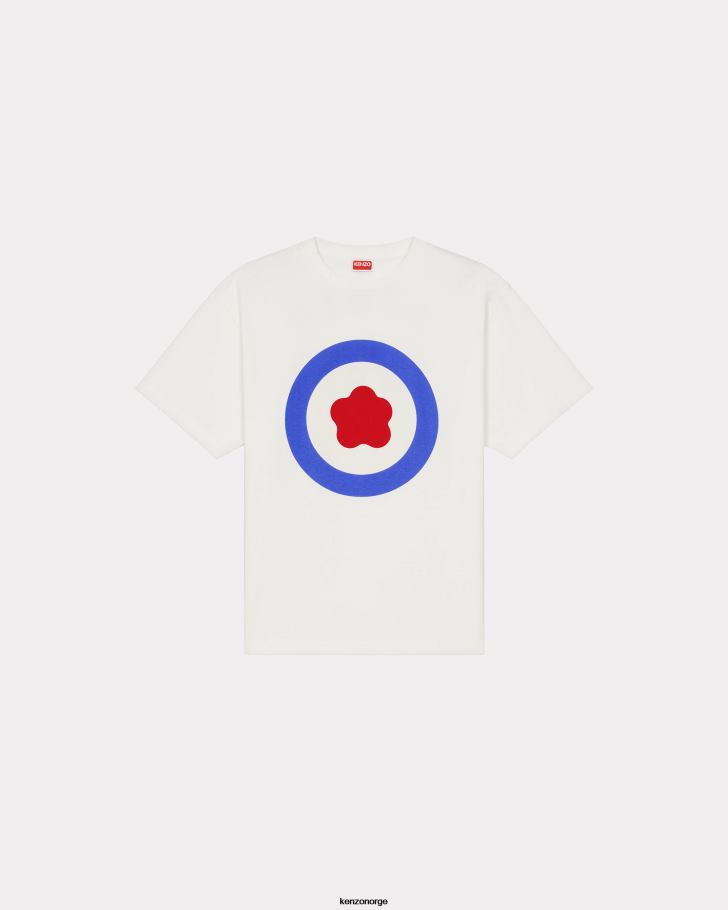 Kenzo klær menn off white target' oversize t-skjorte DVNVN200