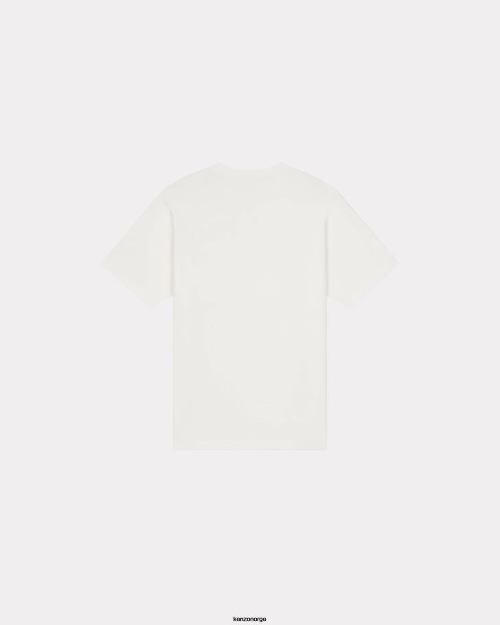 Kenzo klær menn off white target' t-skjorte DVNVN320