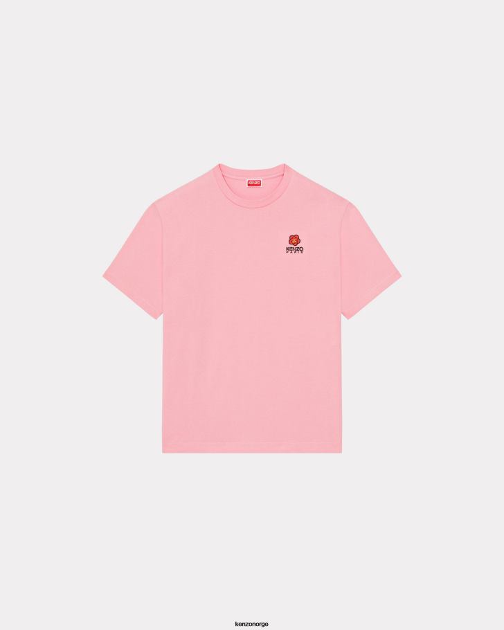 Kenzo klær menn rose boke flower' crest t-skjorte DVNVN208