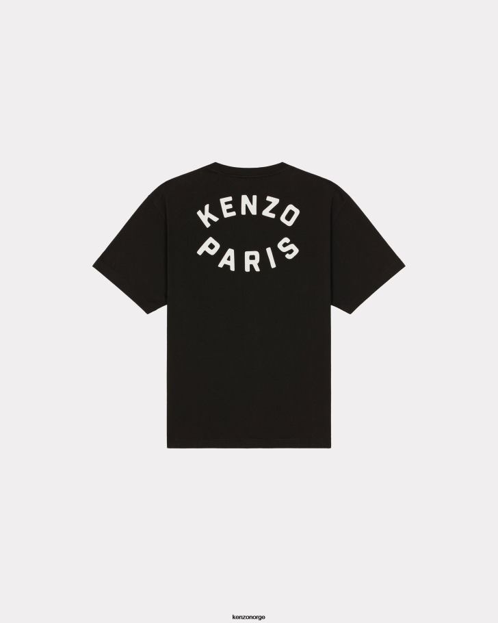 Kenzo klær menn svart target' oversize t-skjorte DVNVN216