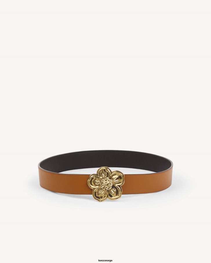 Kenzo tilbehør unisex svart boke flower' bredt vendbart belte m DVNVN858