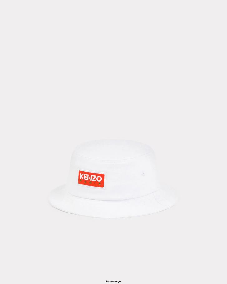 Kenzo tilbehør unisex off white paris solhatt DVNVN821