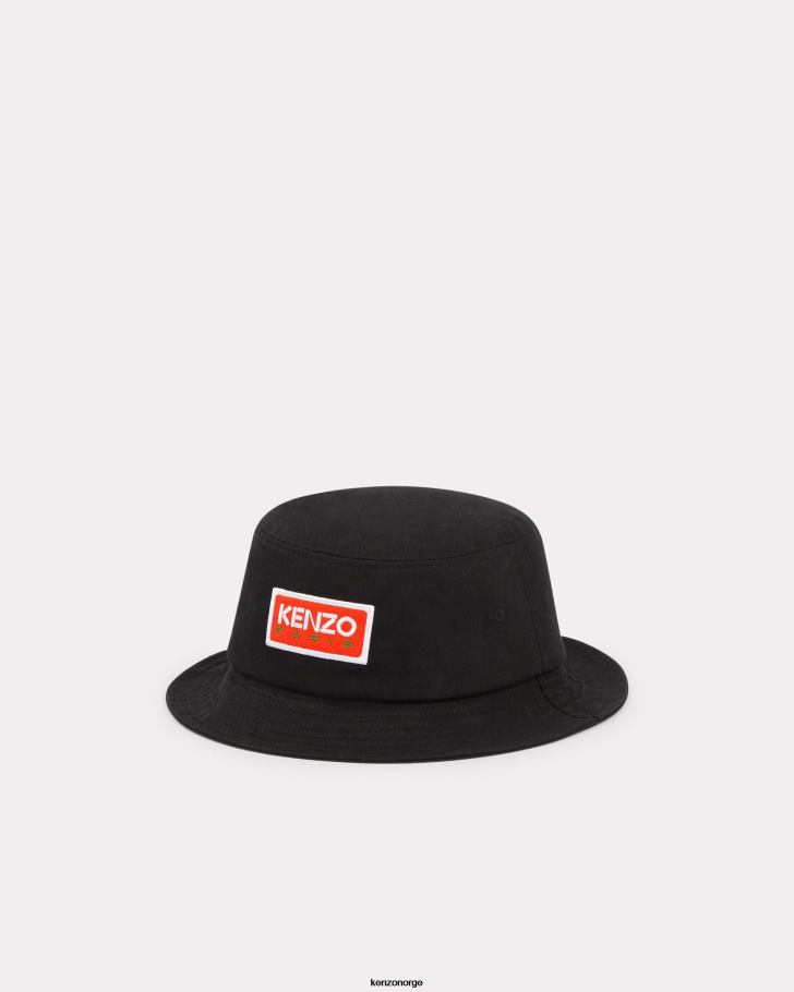 Kenzo tilbehør unisex svart paris solhatt DVNVN852