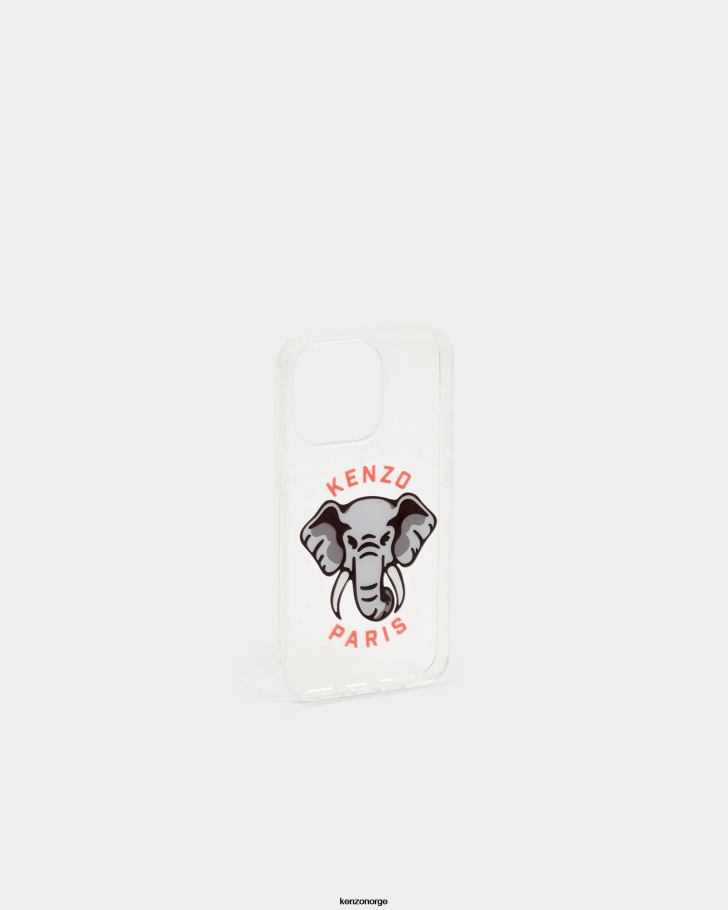 Kenzo tilbehør unisex perlegrå iphone 14 pro deksel DVNVN809
