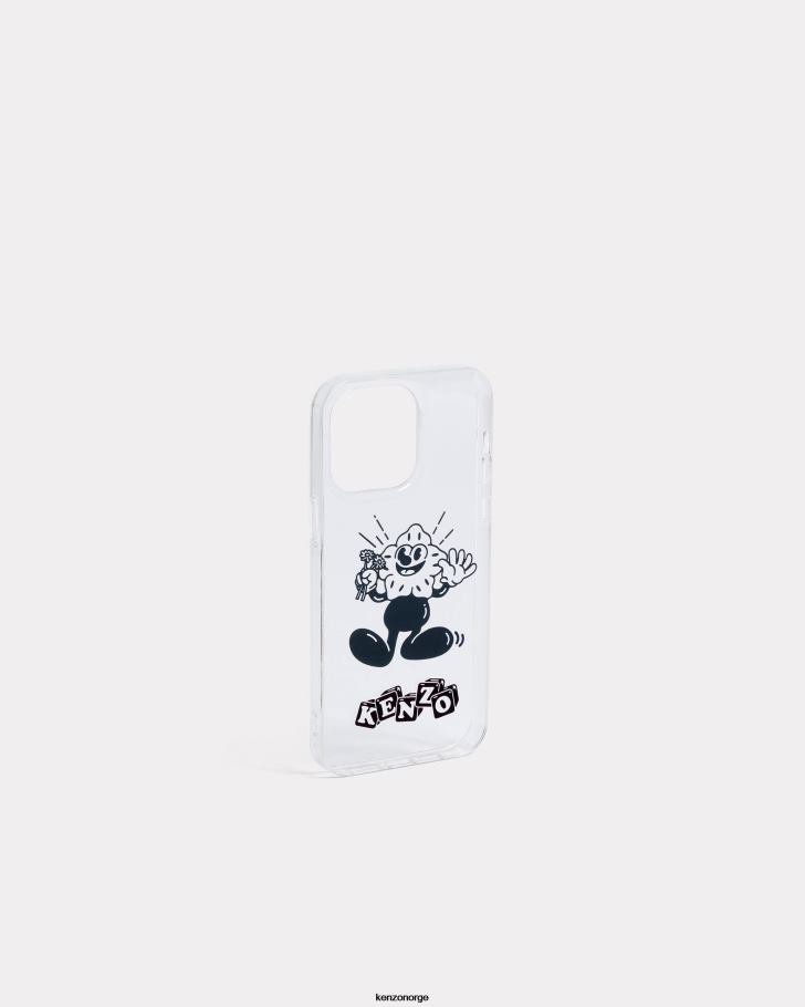 Kenzo tilbehør unisex svart iphone 14 pro max telefondeksel DVNVN828