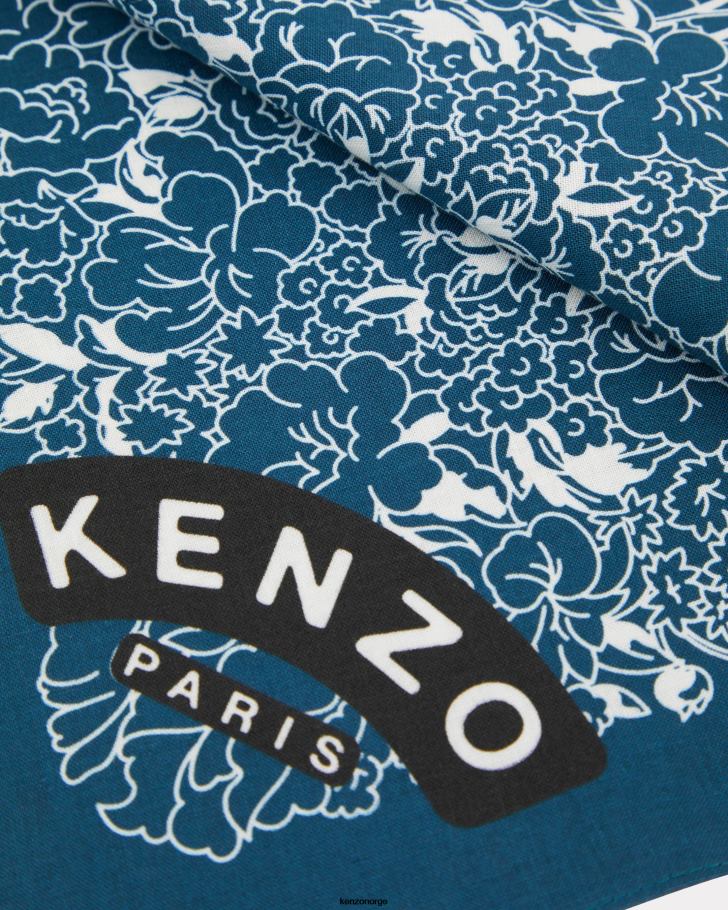 Kenzo tilbehør unisex andeblå elefant' bandana skjerf DVNVN902
