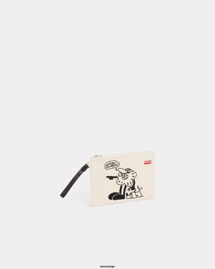 Kenzo tilbehør unisex ecru boke veske DVNVN900