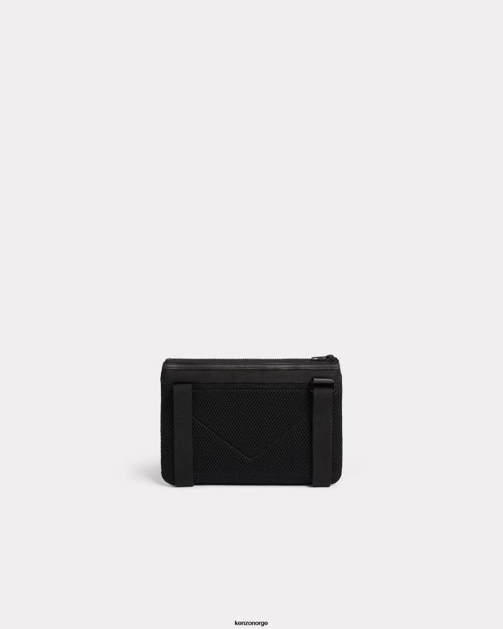 Kenzo tilbehør unisex svart crest crossbody bag DVNVN890