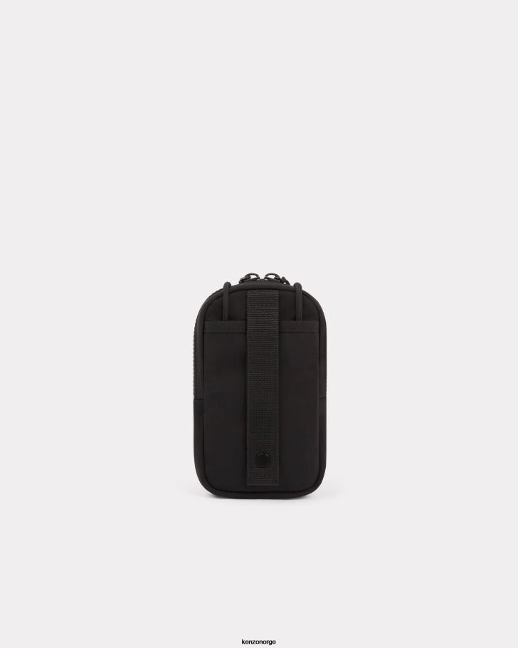 Kenzo tilbehør unisex svart jungel telefon skulderveske DVNVN882