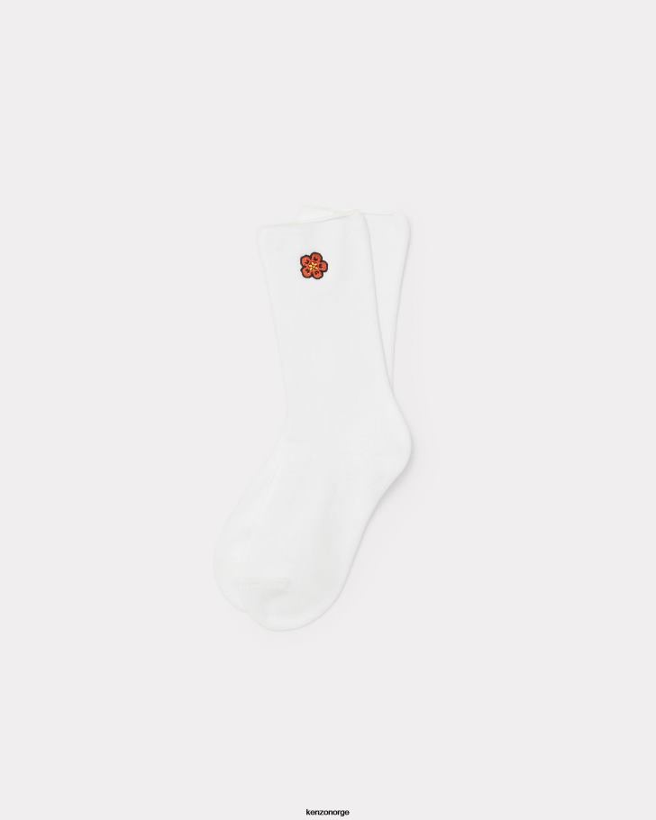 Kenzo tilbehør unisex hvit boke flower' crest sokker DVNVN804